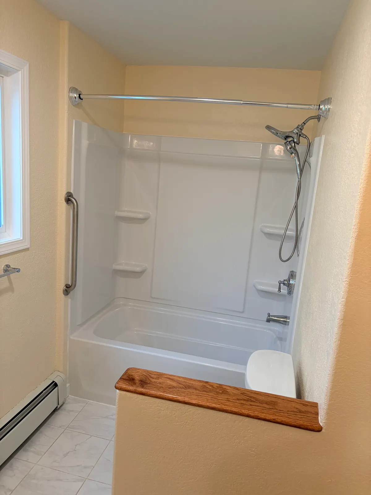 Tub and surround replacement — East Anchorage — after